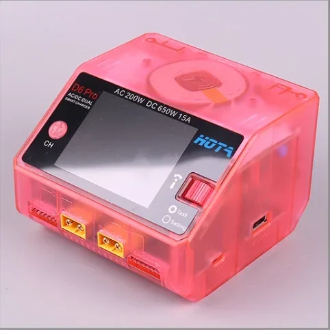 Hota D6 Pro Dual Lipo Charger - Carregador inteligente de equilíbrio de canal