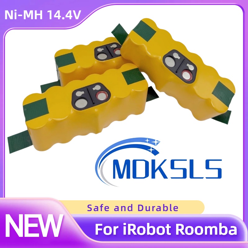 4S Lipo Battery 14.8V 6000Mah - Bateria para IRobot Roomba 5000mAh 14.4V