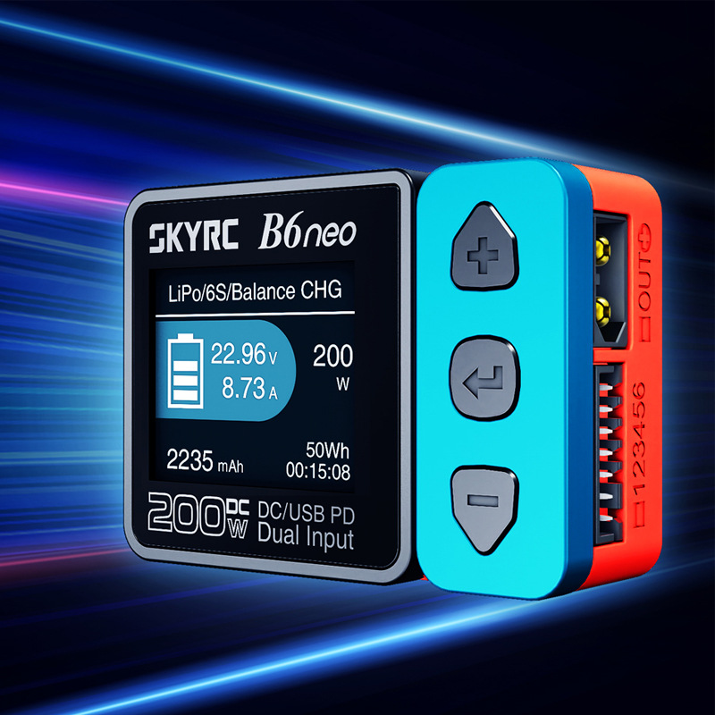 Skyrc B6 Neo Smart Charger - Carregador inteligente SkyRC B6 Neo DC