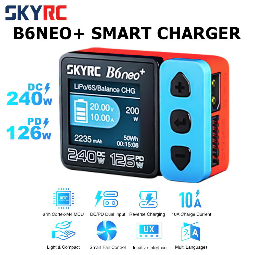 Skyrc B6 Neo Smart Charger - Carregador Inteligente SkyRC B6 neo DC