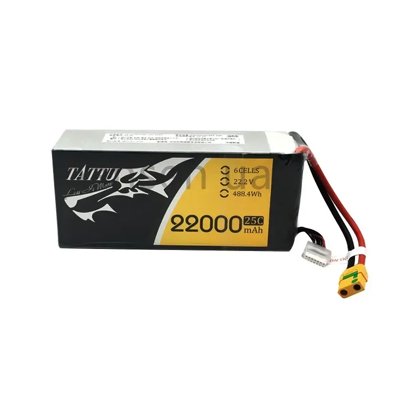 TATTU 22000mAh 22.2V 6S 488wh  - Tattu 6S 22000Mah Lipo Battery avaliação e preço