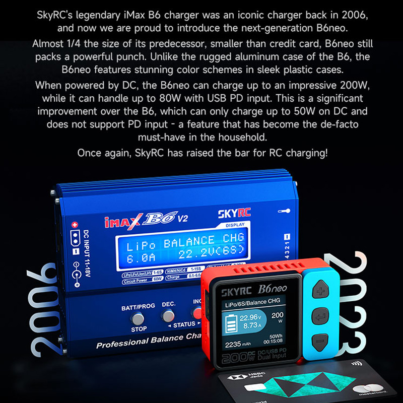 Carregador inteligente SkyRC B - Skyrc B6 Neo Smart Charger avaliação e preço