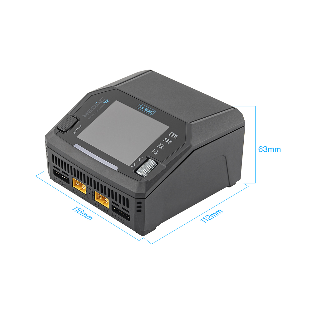 ToolkitRC M6DAC Pro AC300W M6D - Toolkitrc M6Dac Smart Charger avaliação e preço