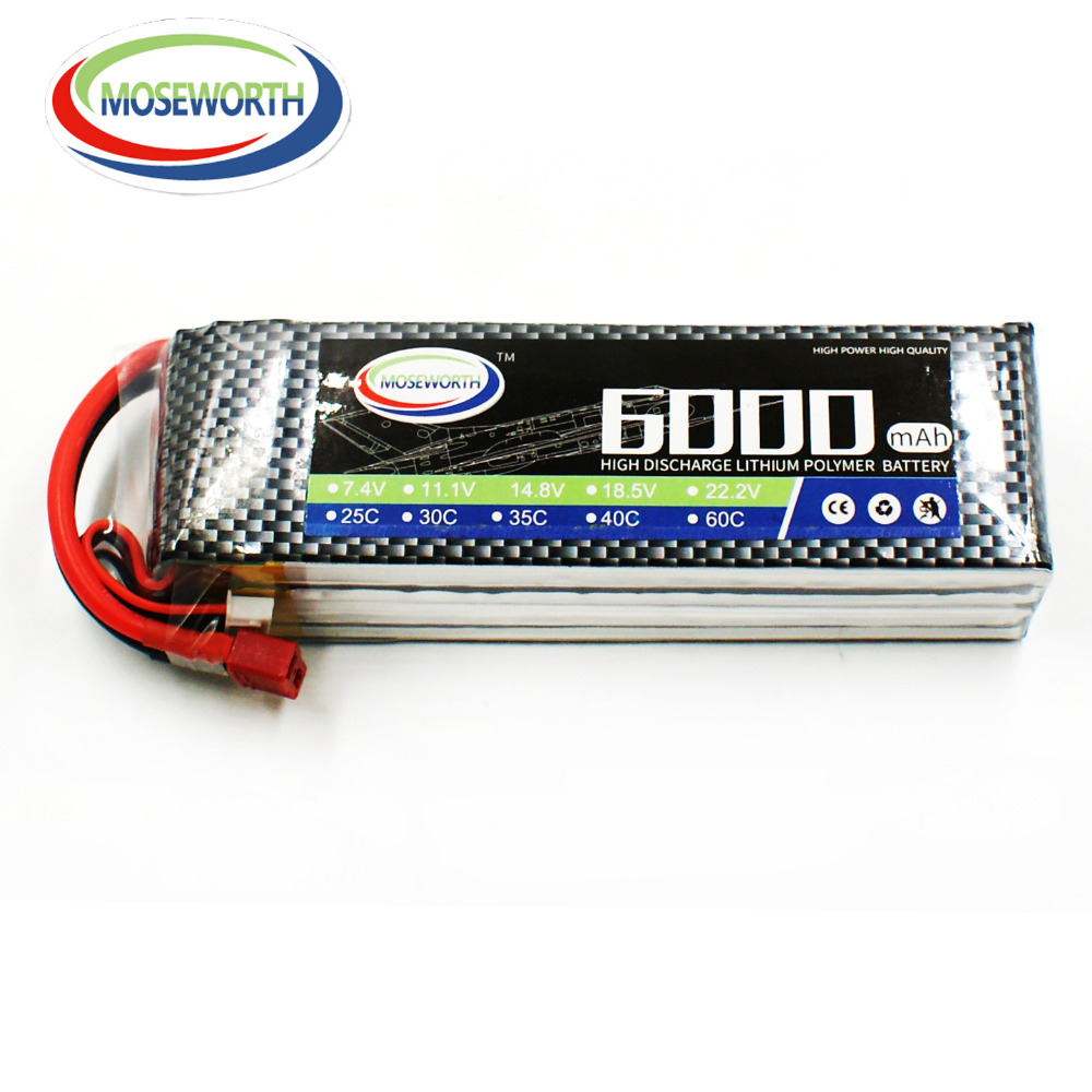 4S 14.8v 6000mah rc brinquedo  - 4S Lipo Battery 14.8V 6000Mah avaliação e preço
