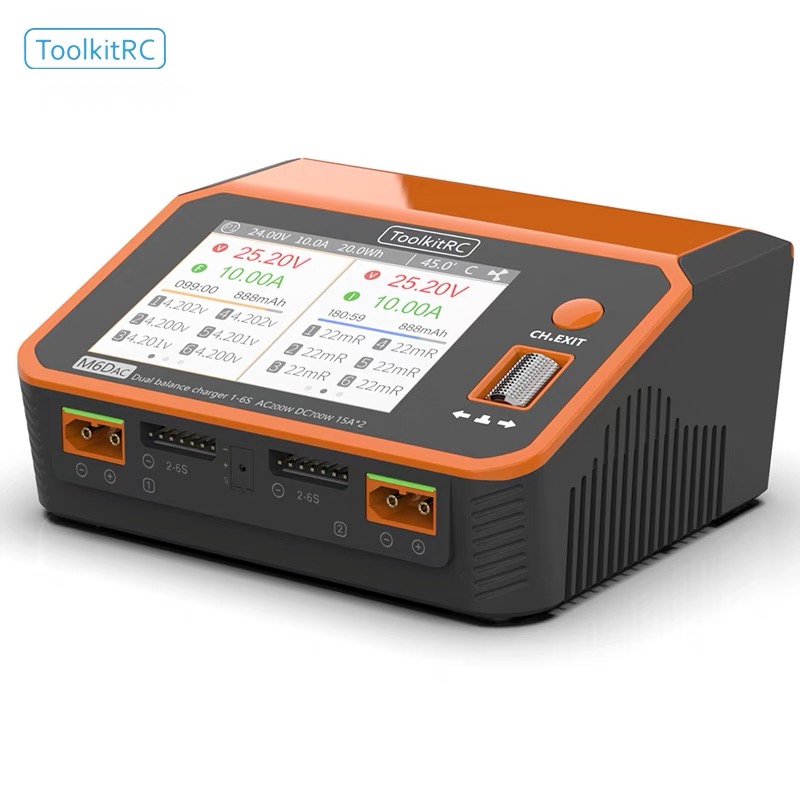ToolkitRC M6DAC 350W X 2 USB-C - Toolkitrc M6Dac Smart Charger avaliação e preço