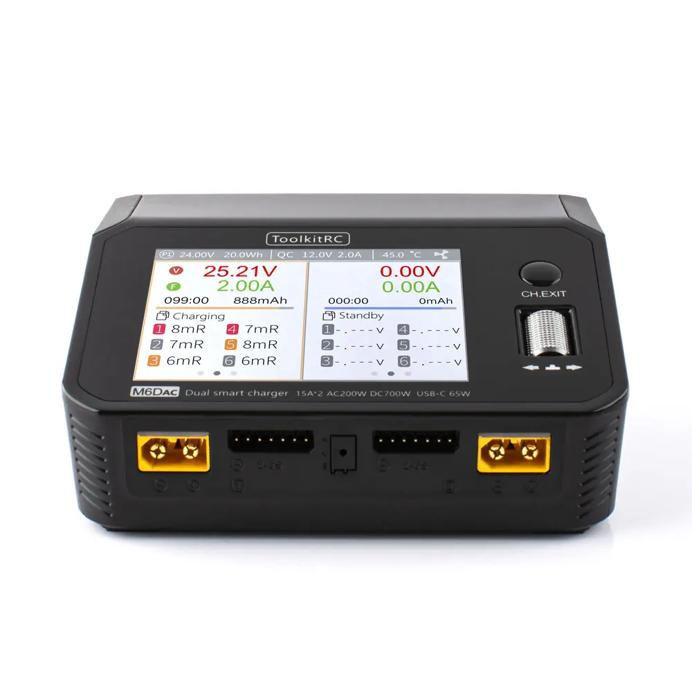 Carregador e Descarregador Int - Toolkitrc M6Dac Smart Charger avaliação e preço