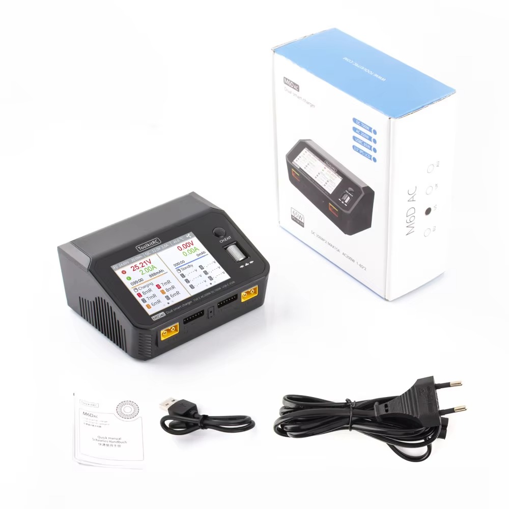 SmCpToolkitRC M6DAC Carregador - Toolkitrc M6Dac Smart Charger avaliação e preço