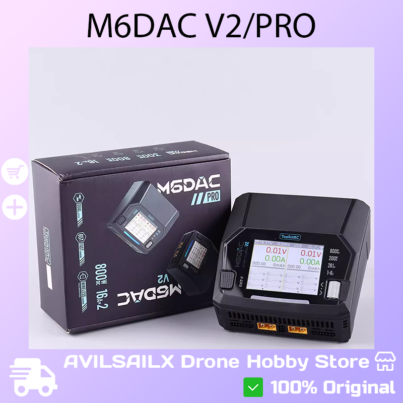 Carregador Inteligente de Bala - Toolkitrc M6Dac Smart Charger avaliação e preço