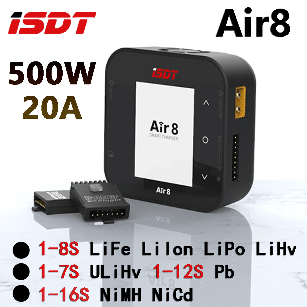 ISDT Air8 DC 500W Carregador d - Isdt Air8 8S Lipo Charger avaliação e preço