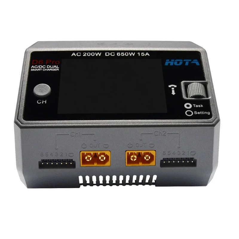 Carregador Inteligente HOTA D6 - Hota D6 Pro Dual Lipo Charger avaliação e preço